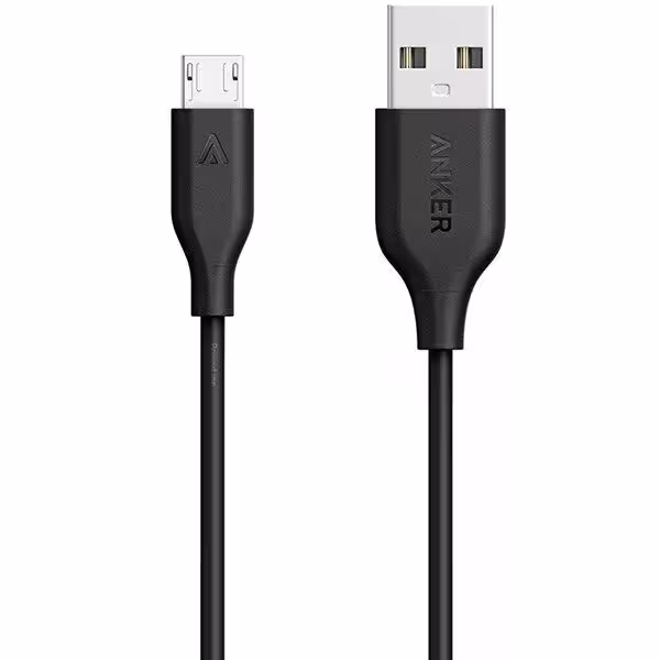 شارژر دیواری انکر مدل A2013 Power Port به همراه کابل MicroUsb