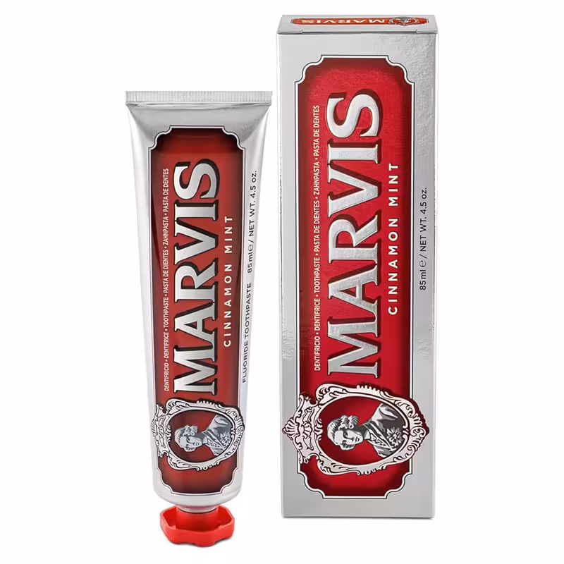 خمیر دندان دارچین و نعناع مارویس Marvis Cinnamon Mint Toothpaste حجم 85 میلی لیتر