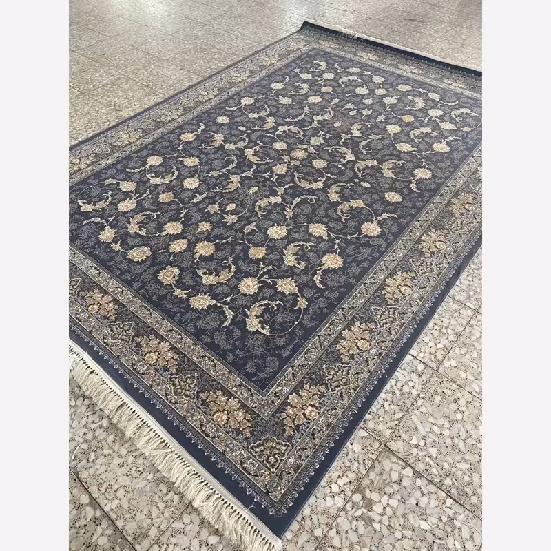 فرش 6متری 700شانه ماشینی کاشان طرح صدف دلفینی(باارسال رایگان)