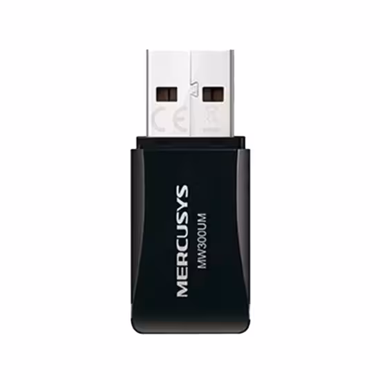 کارت شبکه USB و بیسیم 300Mbps برند Mercusys مدل MW300UM