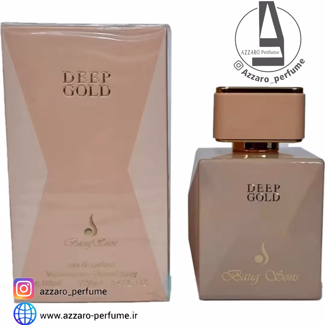 ادکلن زنانه دیپ گلد DEEP GOLD باگ سانز حجم 100 میل