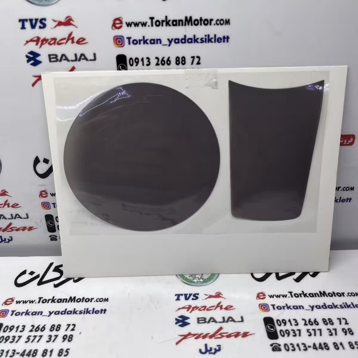 نانو گلس ( محافظ ) روی شیشه کیلومتر موتور اپاچی 150 ، 160 ، 180 دودی