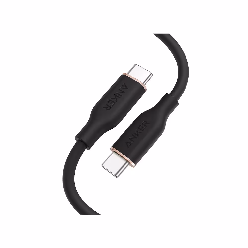 کابل Type-C به Type-C انکر مدل Anker PowerLine III Flow USB-C to USB-C Cable A8553 با توان 100W به طول 1.8 متر
