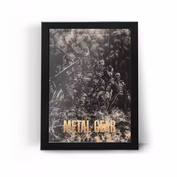 تابلو قاب متال گر Metal Gear Solid