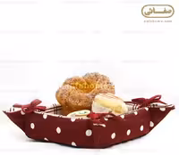 سبدنان رزین تاژ طرح خالدار قرمز