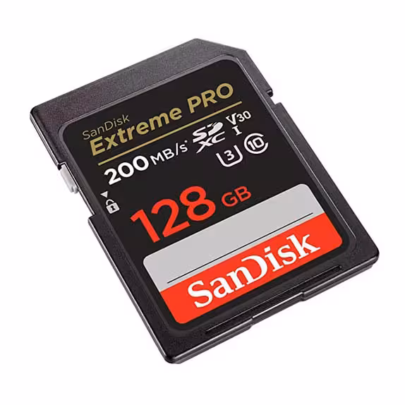 کارت حافظه SD 128GB سن دیسک مدل Extreme PRO 200MB/s