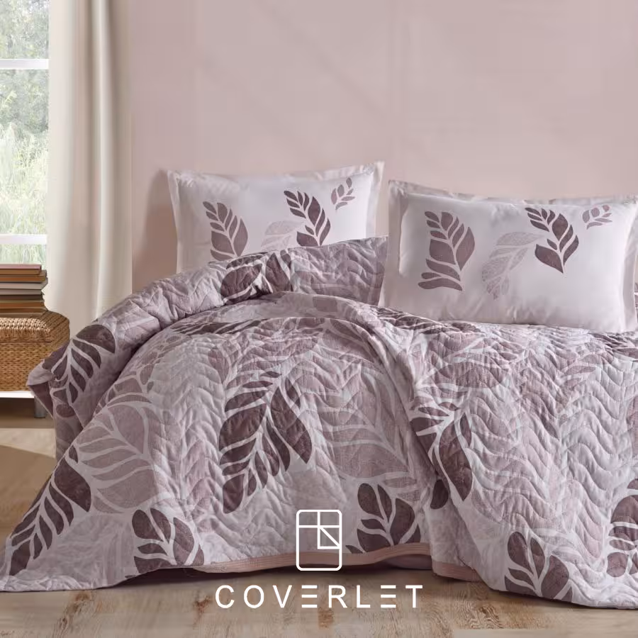 روتختی چهارفصل بژ طرح‌دار یکنفره مدل Lapis