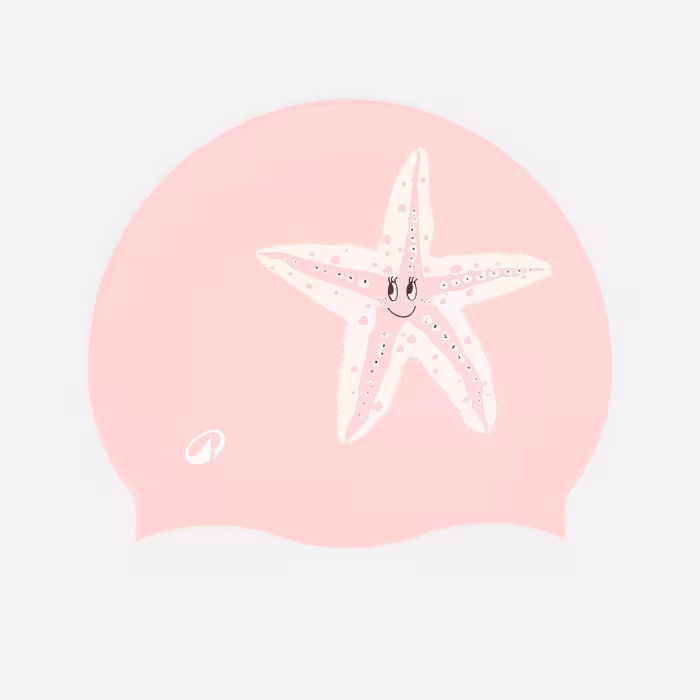 کلاه شنا نابایجی – دکتلون Nabaiji Silicone Swimming Cap – Standard Size – Starfish Pink