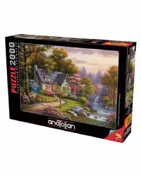 بازی فکری پازل طرح عمارت آبشار