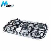 گاز رومیزی اخوان کد GI85 پنج شعله استیل