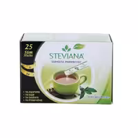 شیرین‌کننده طبیعی Steviana از برگ استویا بسته 25 عددی