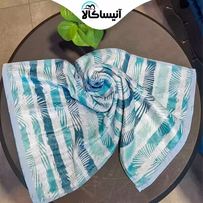 حوله دستی برق لامع مدل جونیور طرح گندمی