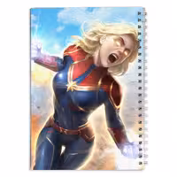 دفتر مشق کارتون کاپیتان مارول