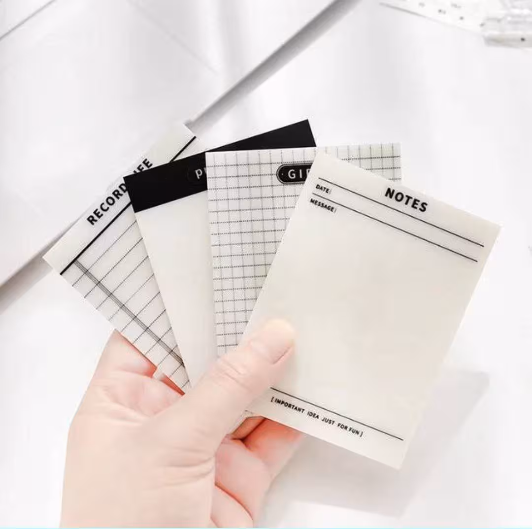 استیک نوت شفاف پینترستی