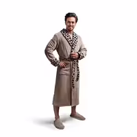 حوله جگوار خاکی سایز M - حوله لباسی مدارنه اسپرت