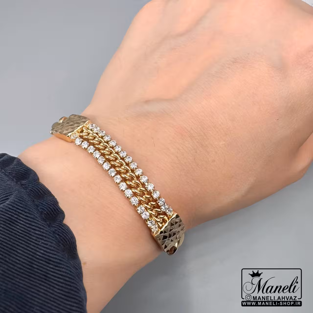 دستبند ژوپینگ زنانه دقیقا مشابه طلا |14040458