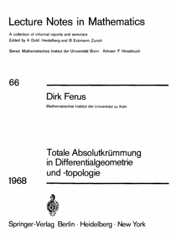 خرید و دانلود نسخه کامل کتاب Totale absolutkrummung in Differentialgeometrie und topologie