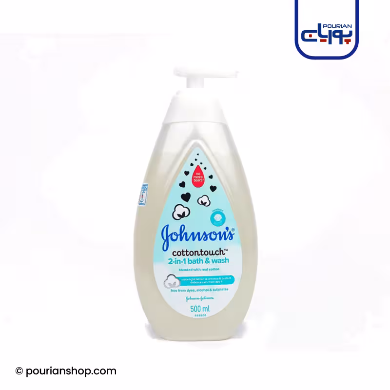 شامپو سر و بدن کودک Cottontouch جانسون اصل