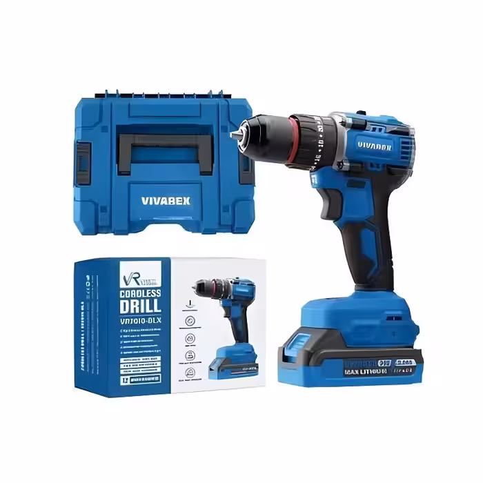 دریل شارژی چکشی 20 ولت ویوارکس مدل VR2010-BLX