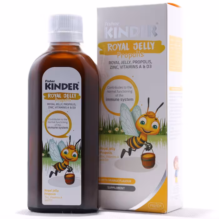 شربت رویال ژلی فیشر کیندر 200 میلی لیتر