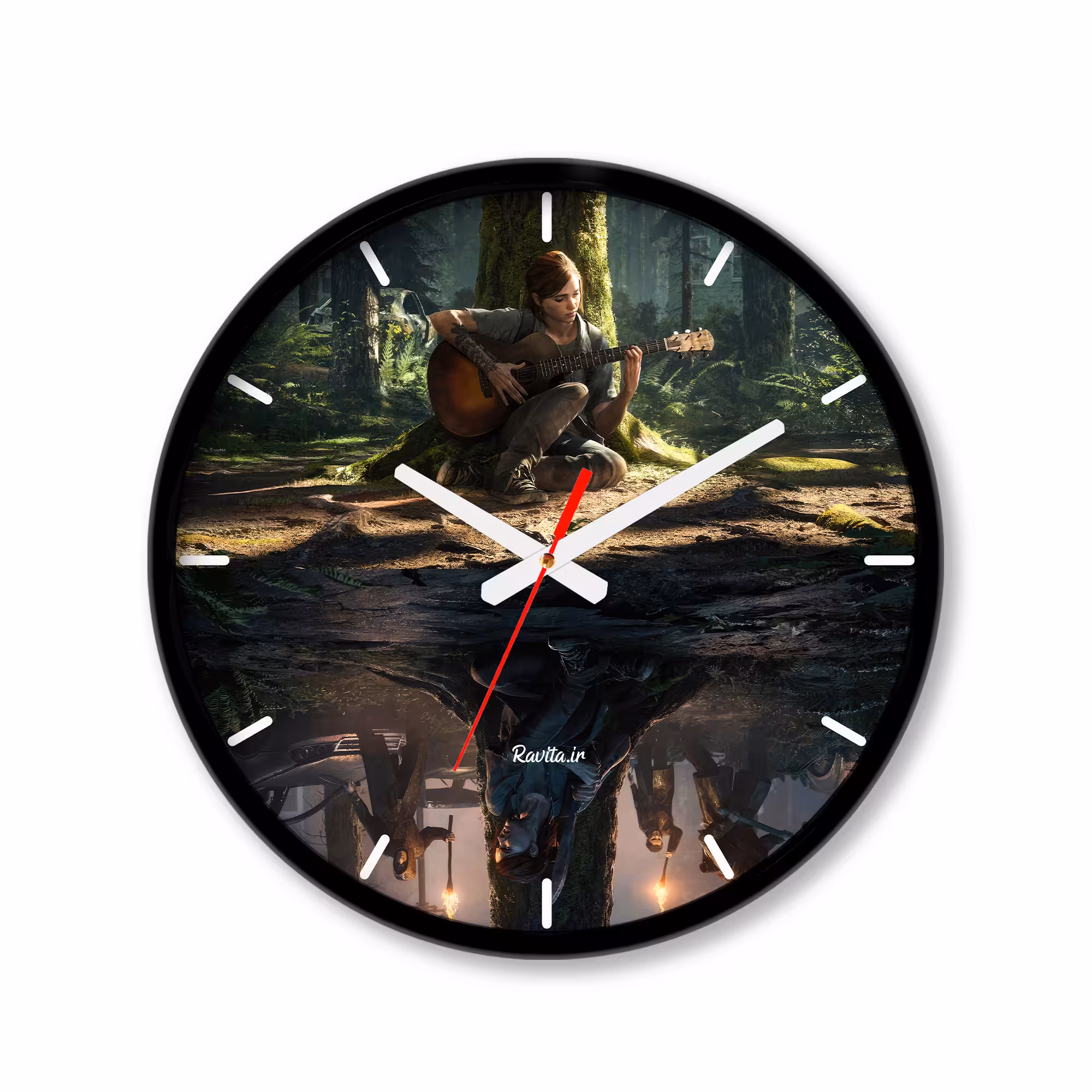 ساعت دیواری کوچک راویتا طرح آخرین بازمانده از ما کد 441