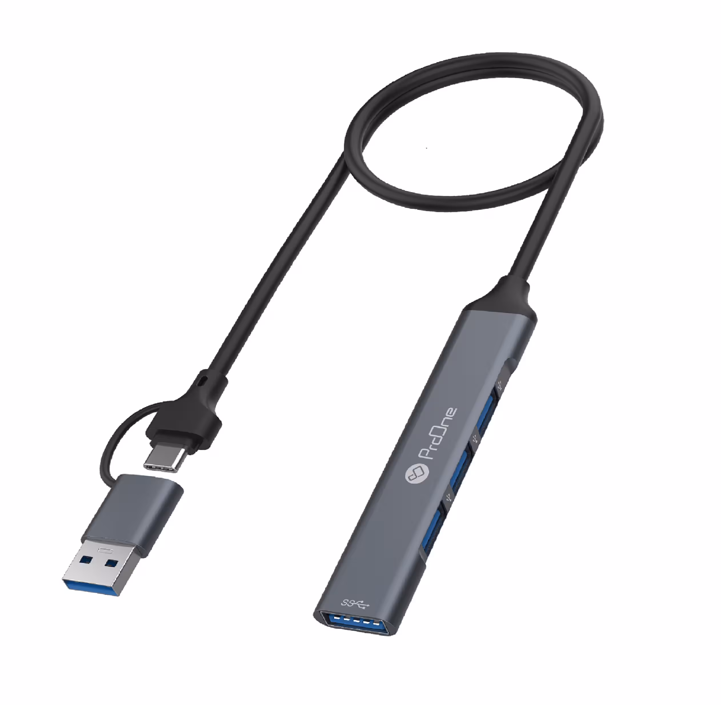 هاب 4 پورت USB Type-C پرووان مدل PHU590