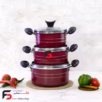 مینی سرویس قابلمه 3تایی گرانیت آوا