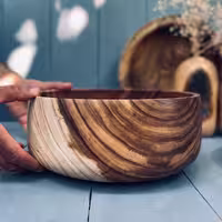 کاسه چوبی آکاسیا کد 0207