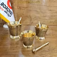 هاون برنجي هندي متوسط