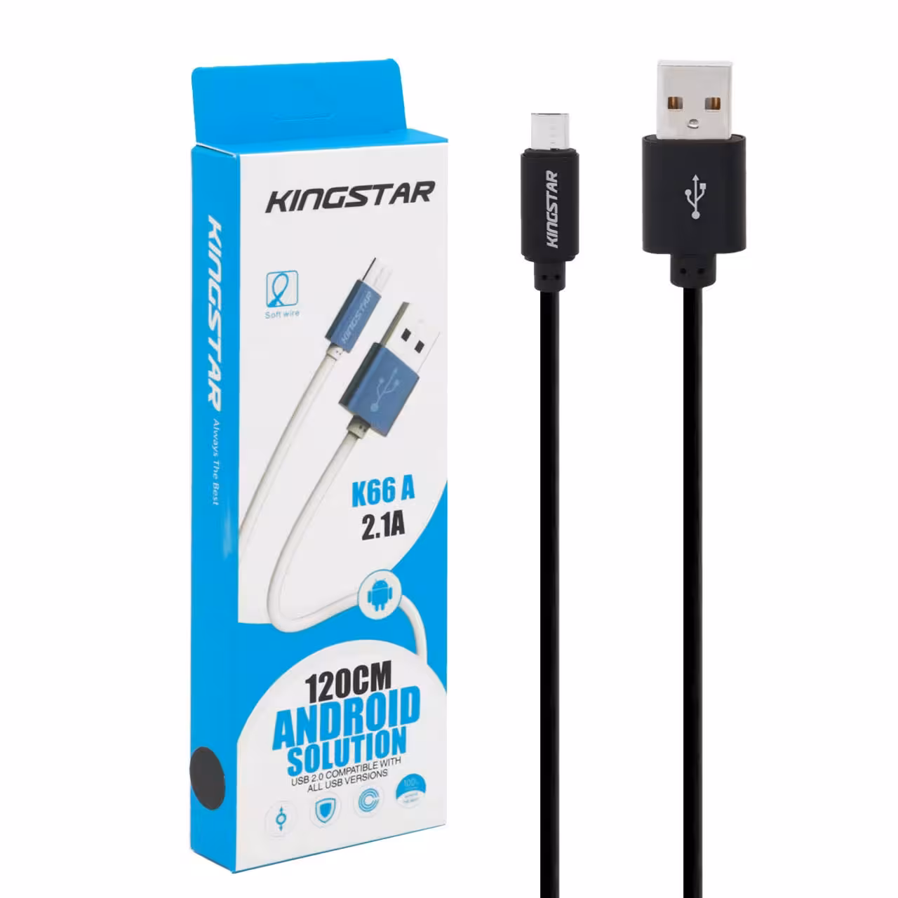 کابل شارژر میکرو  KINGSTAR K66