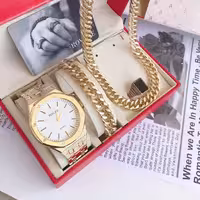 ست ساعت و بدلیجات استیل کارتیر مردانه 340400500