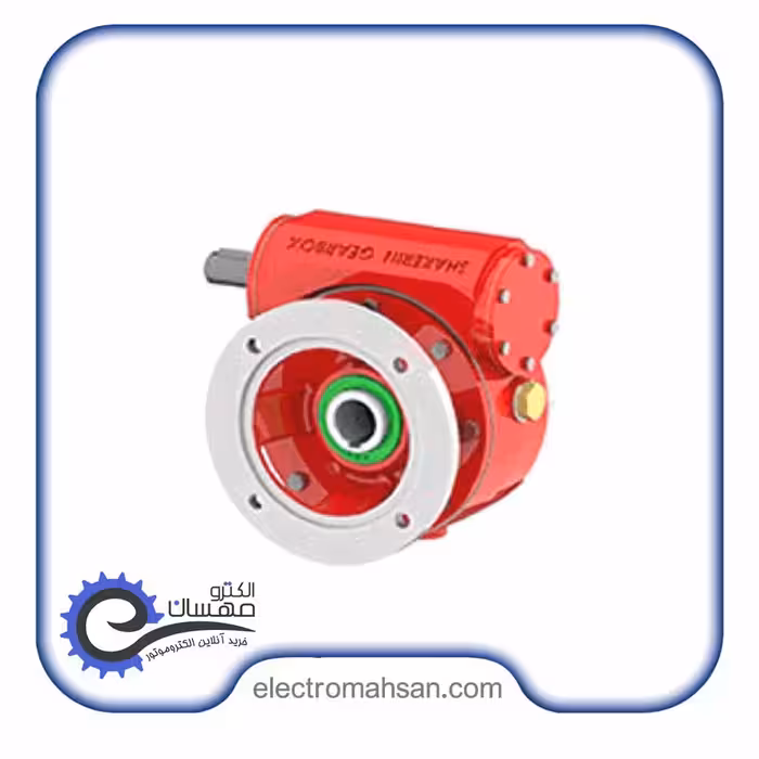 گیربکس حلزونی شاکرین سایز 150 نسبت 100 ورودی 35 خروجی 50 میلیمتر سری VF.FC ساخت ایران