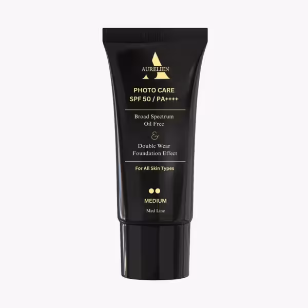 کرم ضد آفتاب رنگی فاقد چربی فوتوکر SPF 50 اورلین رنگ مدیوم