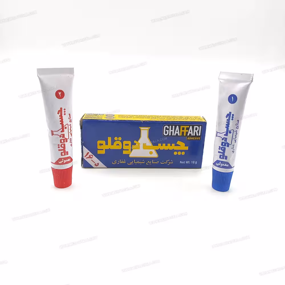چسب دو قلو معمولی غفاری 18 گرمی