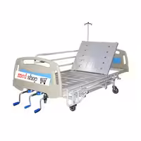 تخت بیمارستانی سه شکن مکانیکی با تنظیم ارتفاع