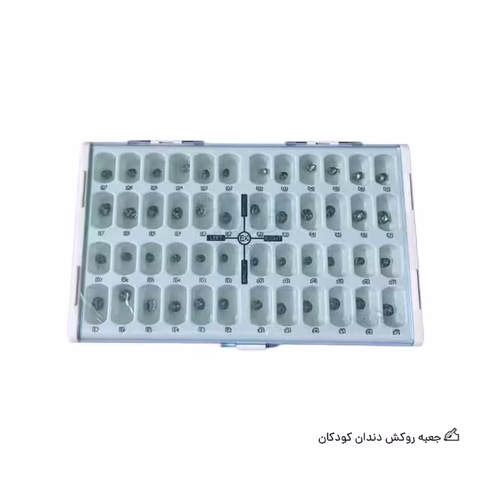 جعبه روکش دندان کودکان شین هانگ پلاستیکی