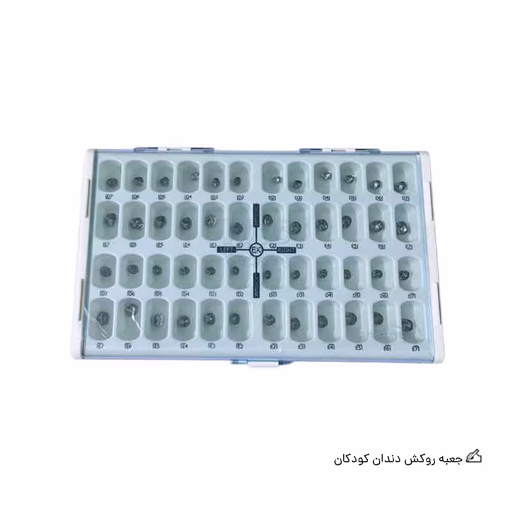 جعبه روکش دندان کودکان شین هانگ پلاستیکی