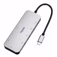 قیمت و خرید هاب چندکاره USB-C ده پورت رپو مدل XD200C | یاس ارتباط