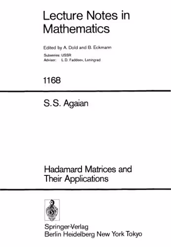 خرید و دانلود نسخه کامل کتاب Hadamard Matrices and Their Applications