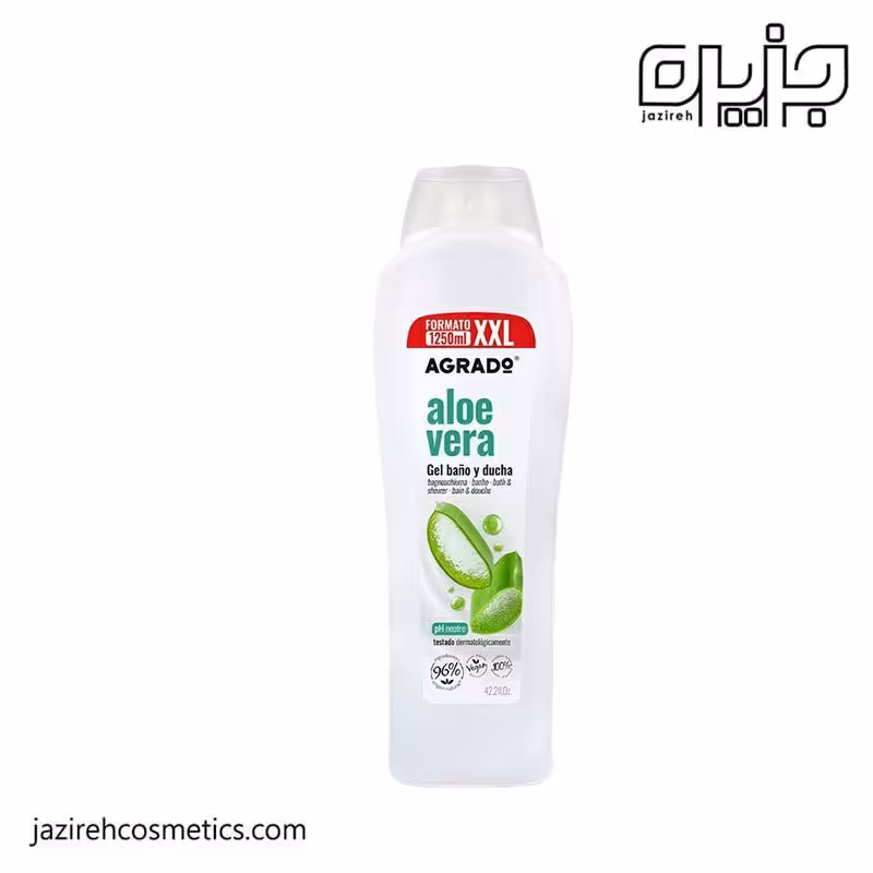 شامپو بدن آلوئه ورا آگرادو حجم 1250 میل