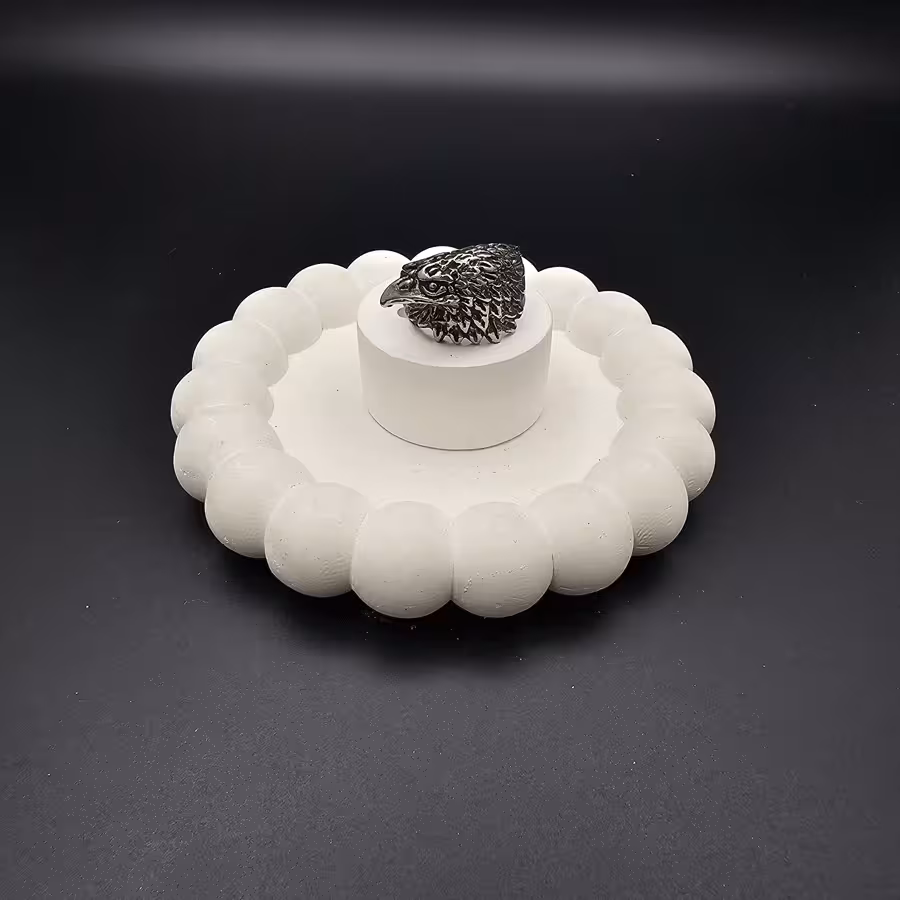 انگشتر استیل طرح سر عقاب