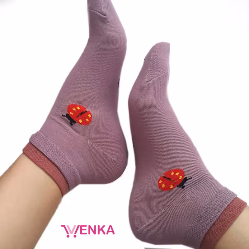 جوراب مچی کفشدوزک کد 735