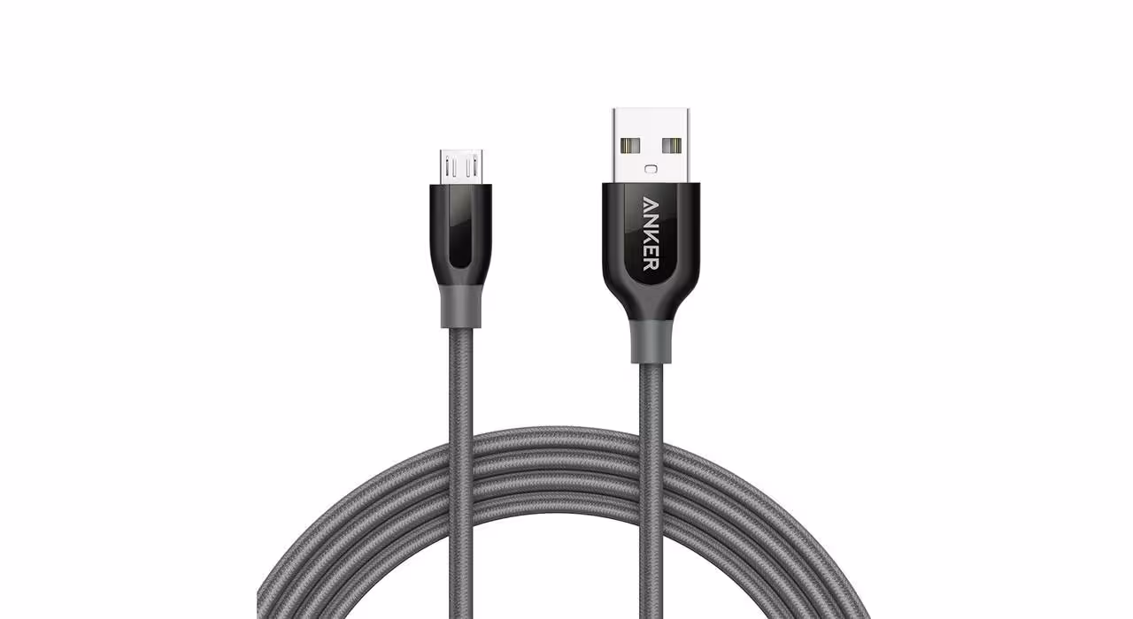 کابل تبدیل USB به Micro-USB انکر مدل A8143 PowerLine Plus