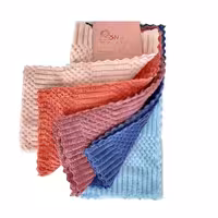 دستمال نظافت خانه و آشپزخانه مدل میکرو فایبر بسته 5 عددی | کالا مکس