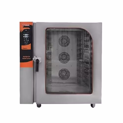 فر قنادی کانوکشن گازی روماک مدل Patistop دیجیتال 10 سینی