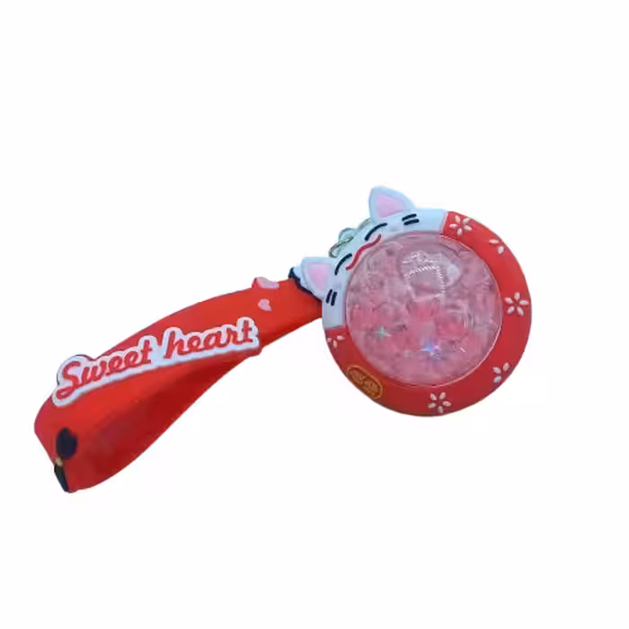 جاسوئیچی خودرو عروسکی طرح گربه قرمز