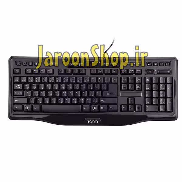 کیبورد تسکو مدل TK 8018 همراه با USB HUB و حروف فارسی