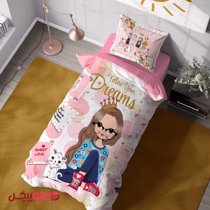 روتختی سه بعدی دخترانه BD861