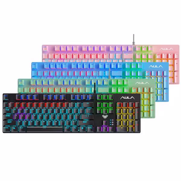 کیبورد سیمدار گیمینگ AULA F2022