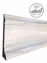 قرنیز پی وی سی 10 سانت دکوراتیو ایساتیس یزد - شاخه ی 3 متری - کد k10-s-329